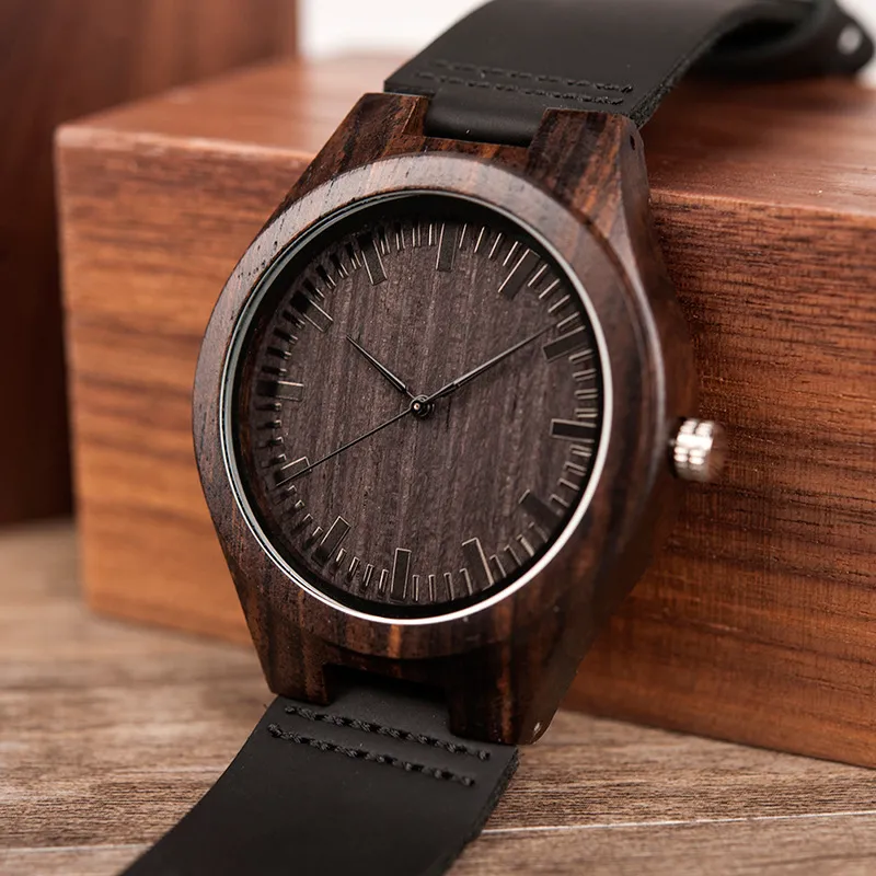 BOBO BIRD Engraving Men Watches Family Gifts For Son DAD MOM Mens Quartz Women Wristwatch For Boyfriend Engrave D26 – image 5