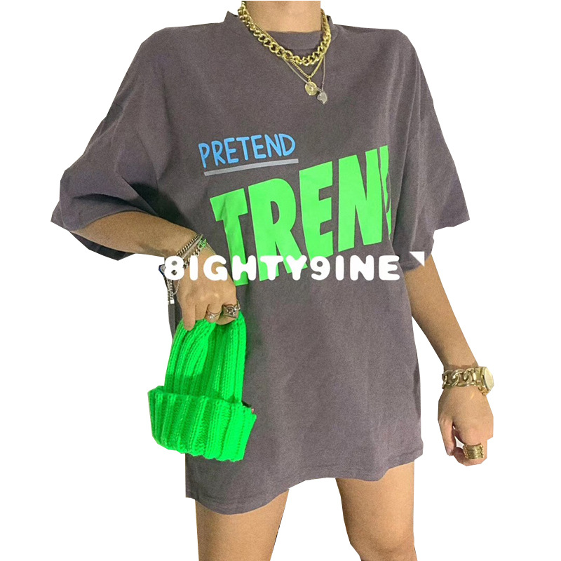 Ins Super Fire Short-Sleeved T-Shirt Women