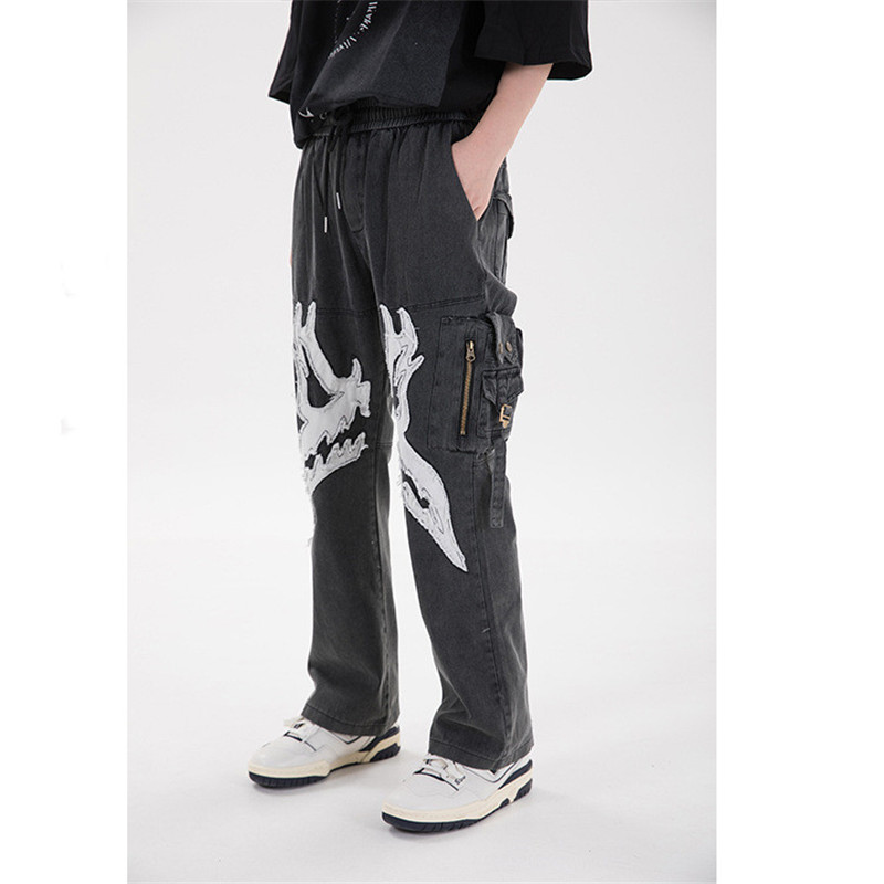 Title 1, Heren Casual Broek met Meerdere Zakken en Rits ...