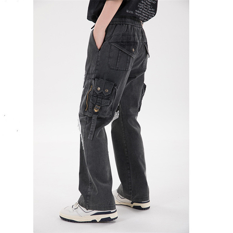 Title 2, Heren Casual Broek met Meerdere Zakken en Rits ...