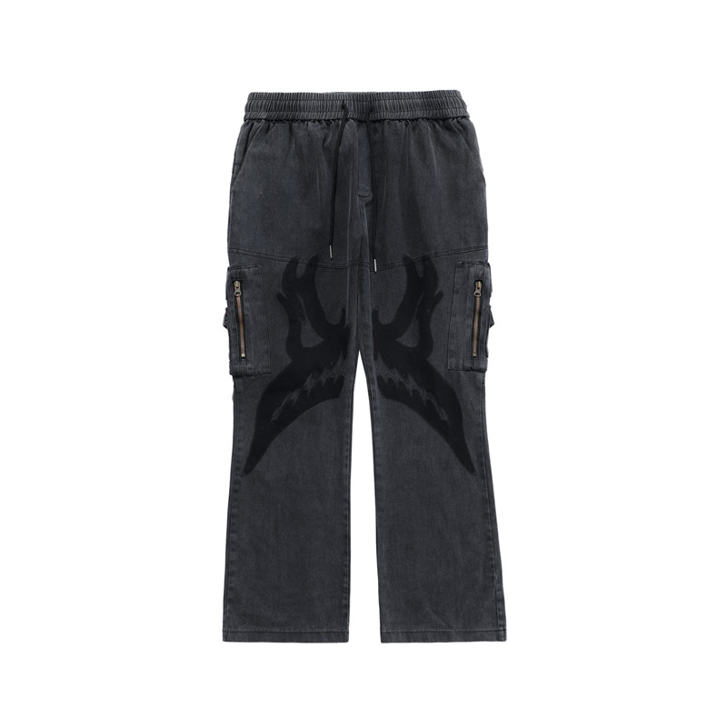 Title 4, Heren Casual Broek met Meerdere Zakken en Rits ...