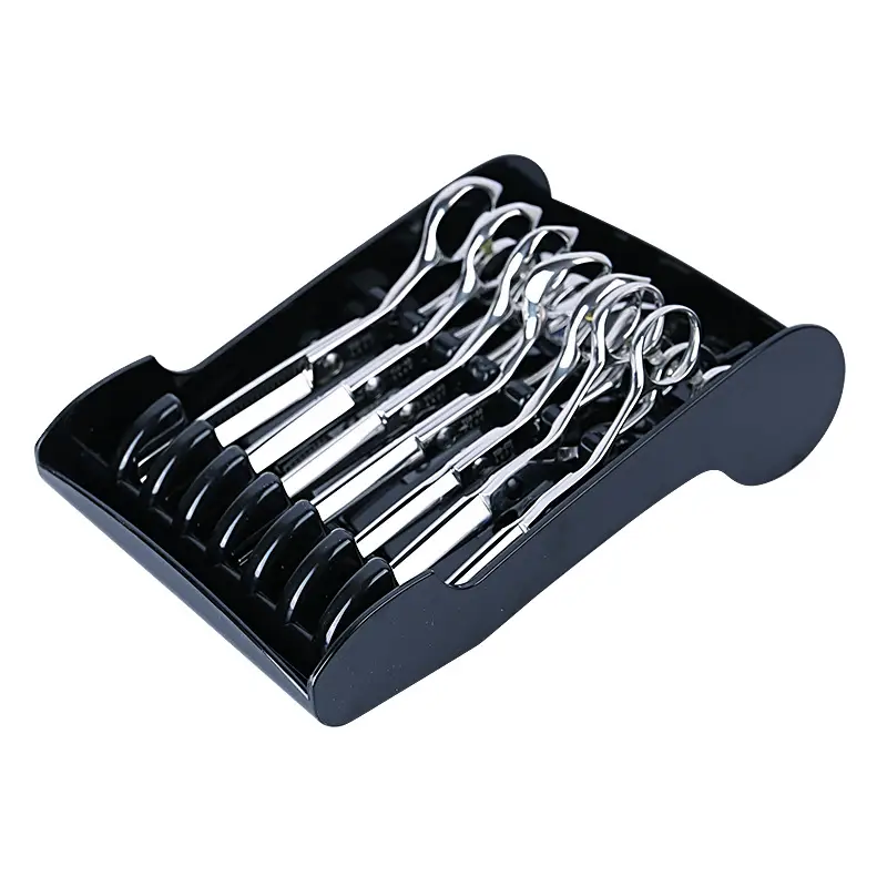 Table Scissors Storage Box Scissors Display Rack Storage Rack Non-Slip Fixed Haircut Tooth Scissors Box