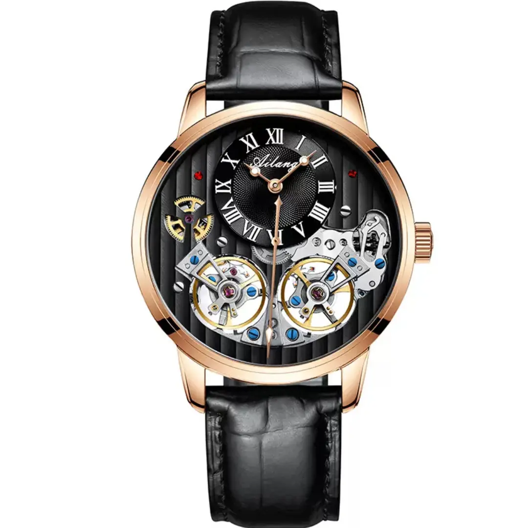 Watch Double Tourbillon Automatic Mechanical Men's
