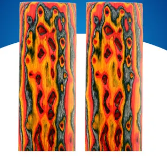 3D Color Knife Making Wood Material 120 160 DIY