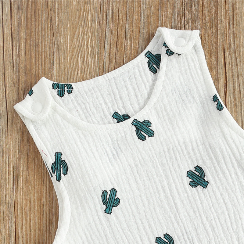 Baby Girls Romper Summer Infant Unisex Newborn Sleeveless