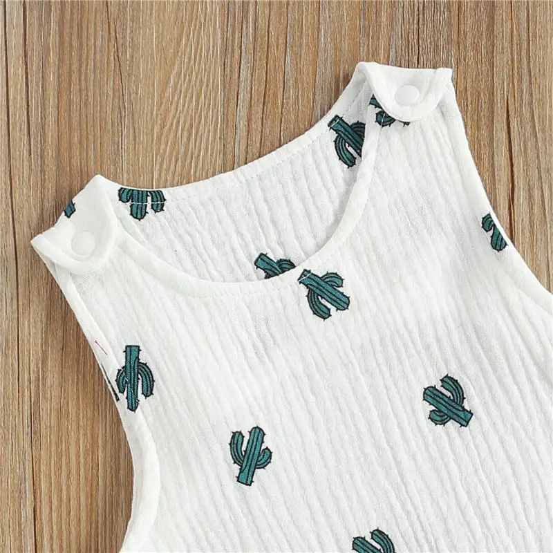 Baby Girls Romper Summer Infant Unisex Newborn Sleeveless