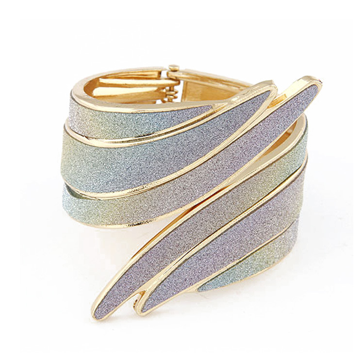 Angel Wings Three And A Half Super Wide Opening Bracelet