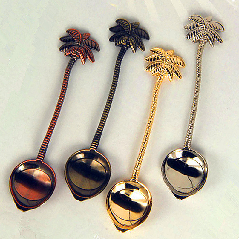 Title 5, Tropical Coconut Tree Coffee Spoon