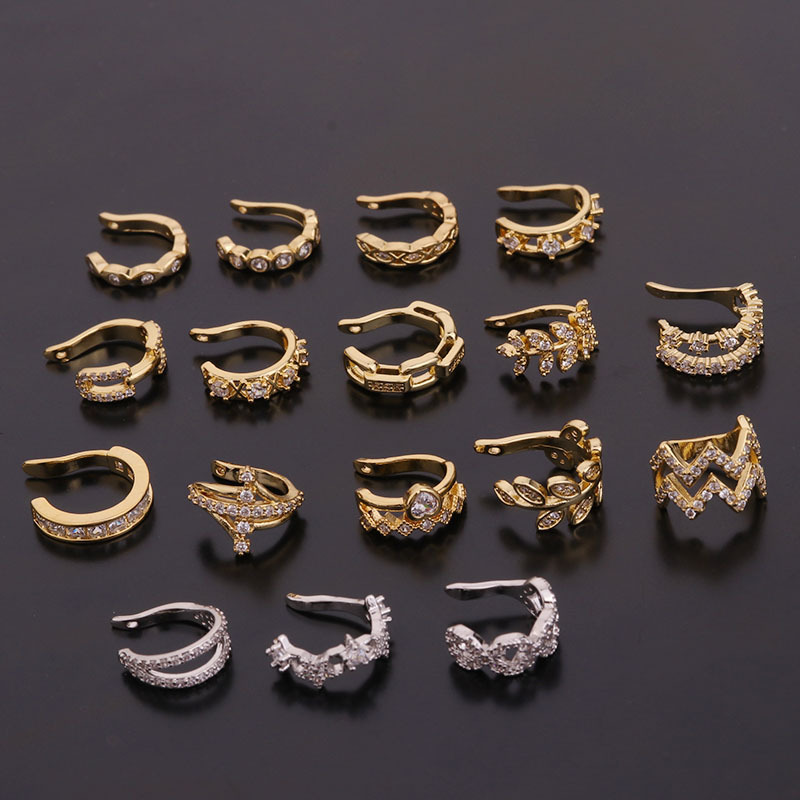 Jewelry Manufacturers Supply Foreign Trade New Products Without Pierced Earrings