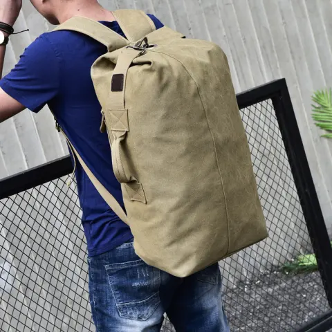 Outdoor Climbing Backpacks Unisex Travel Canvas Sports Shoulder Bags