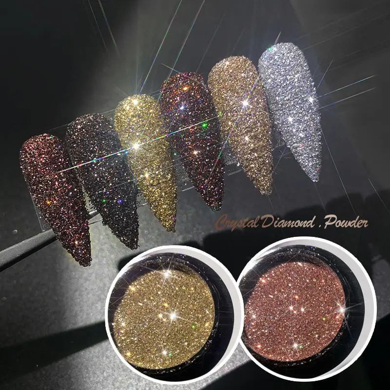 Glitter Nails Crystal Diamond Powder Net Celebrity Vibrato