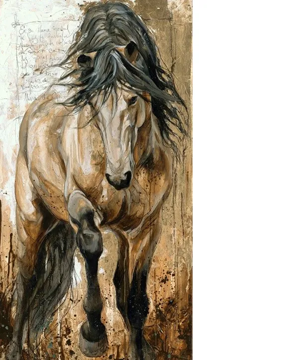 Full Circle Square Diamond Painting 5D Craft Painting Animal Horse 3D EmbroideryCross Stitch 5D Decoration Gift Square - Shop at LoveMi