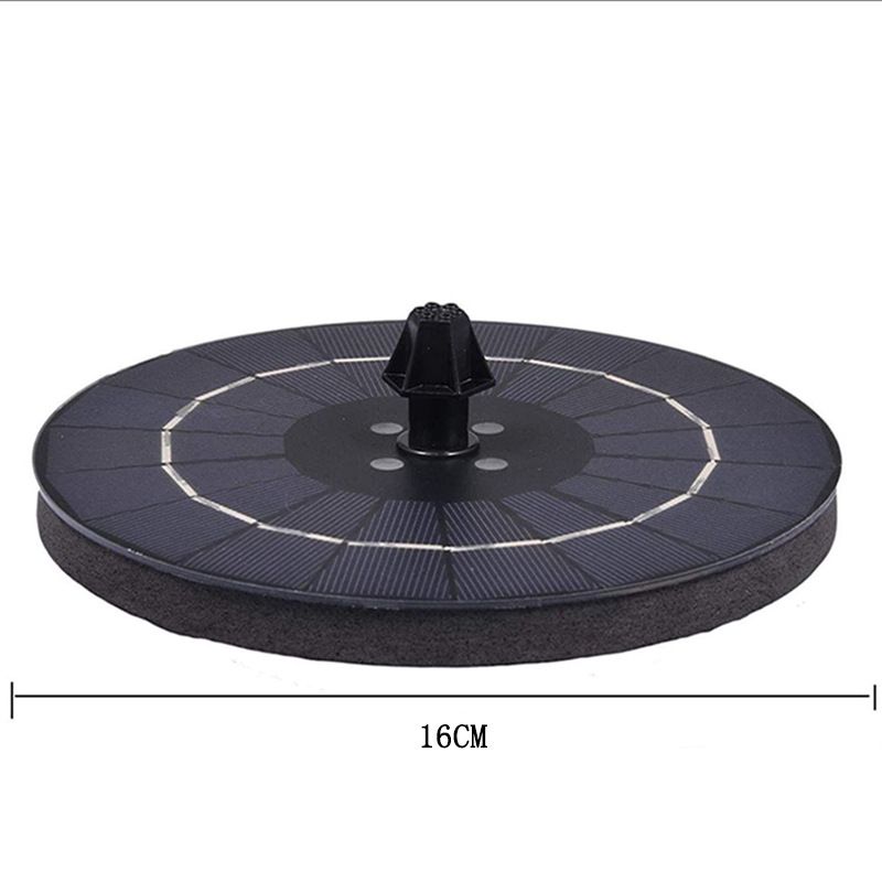 Solar Fountain Pump Fountain Light Round Floating Fountain Pump Color LED Light — foto 4