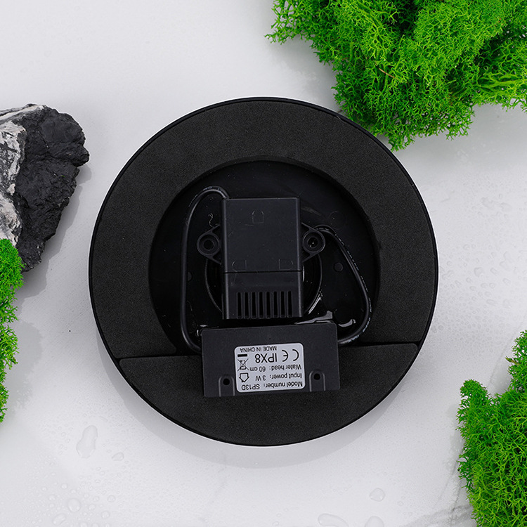 Solar Fountain Pump Fountain Light Round Floating Fountain Pump Color LED Light — foto 8