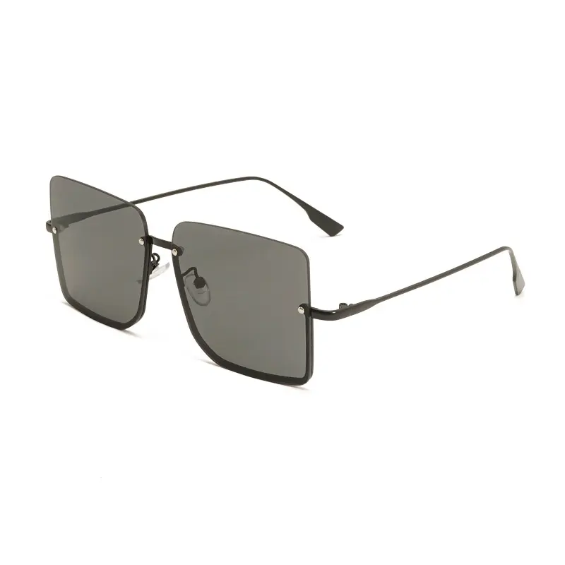 Half-Frame Ocean Sunglasses Fashion Trendy