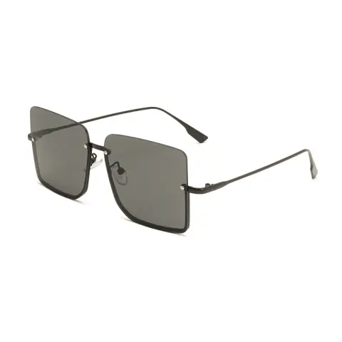 Half-Frame Ocean Sunglasses Fashion Trendy