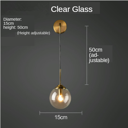 1W clear glass