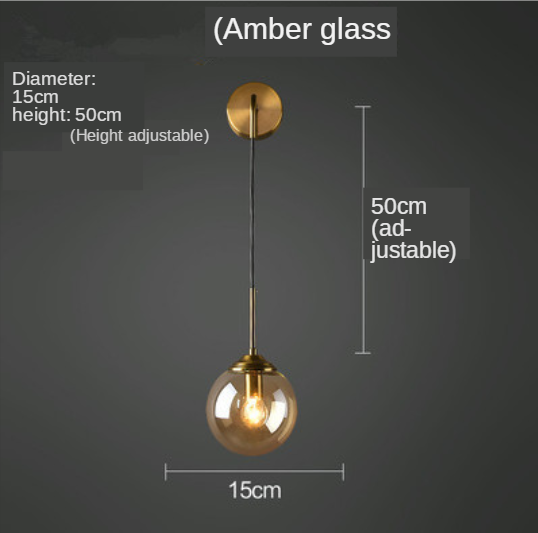 1W amber glass