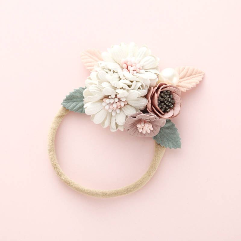 Children's Hair Band With Pearl Hair Band