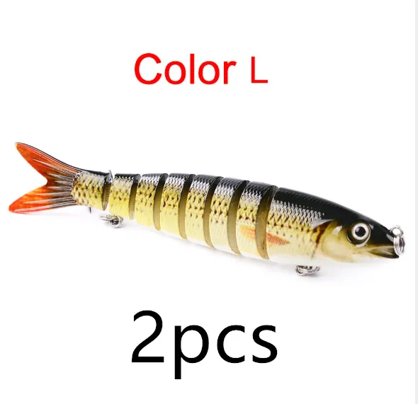 Pike Fishing Lures Artificial Multi Jointed Sections Hard Bait Trolling Pike Carp Fishing Tools – image 4