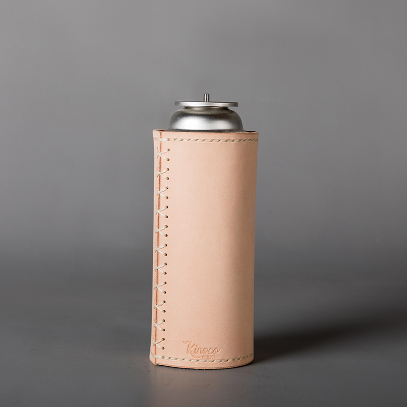 Retro Outdoor Tanned Leather Gas Tank Protective Cover