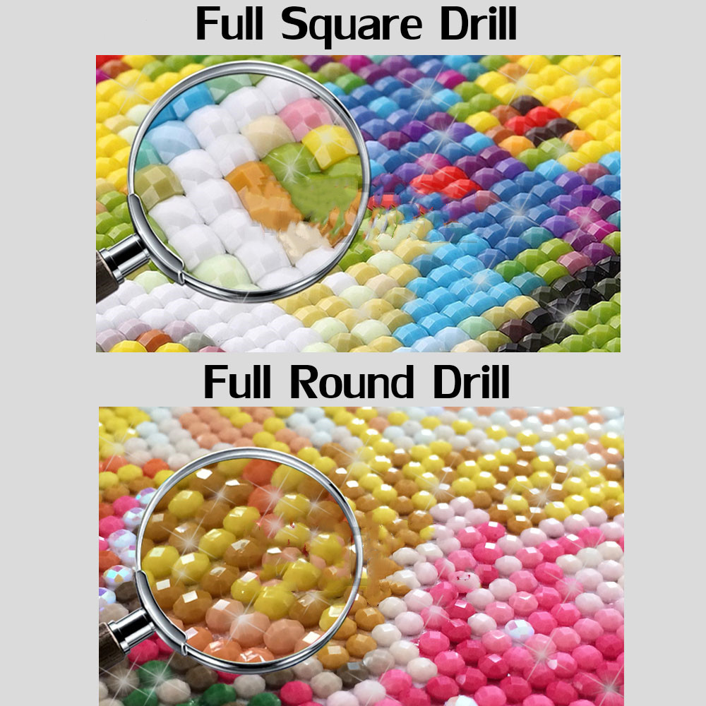 Diy Digital Oil Painting Diamond Painting Living Room