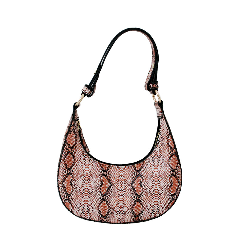 Title 3, Koreaanse Fashion Snake Print Underarm Bag. Een...