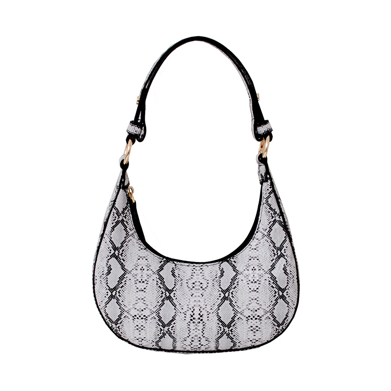 Title 10, Koreaanse Fashion Snake Print Underarm Bag. Een...