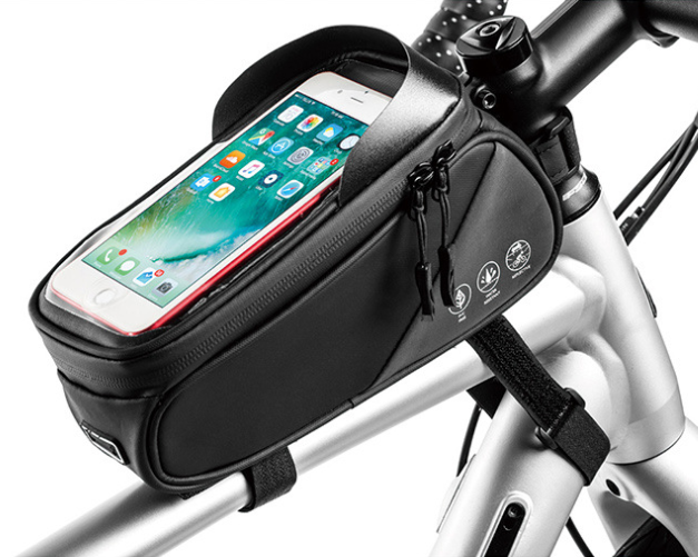 Reflective Bicycle Top Tube Bag with Phone Case