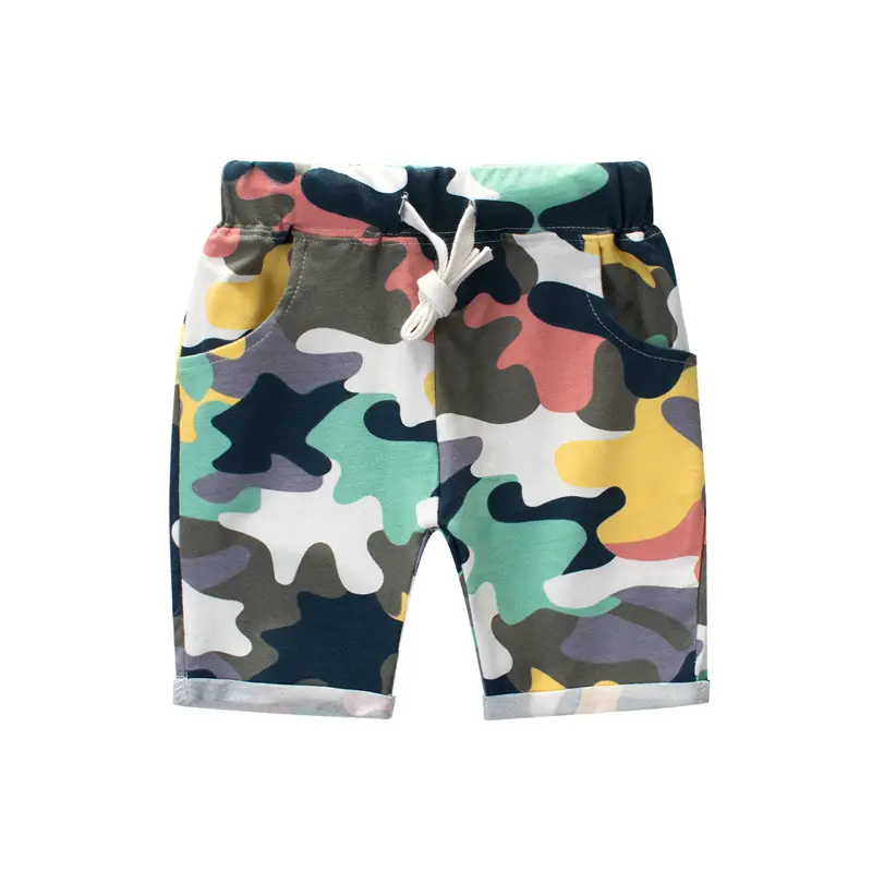 Camouflage Pants Lycra Cotton Korean Children's Clothing