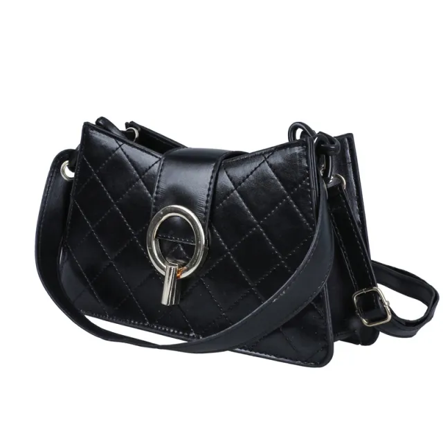 French Texture Popular Small Bag Black - Shop at LoveMi