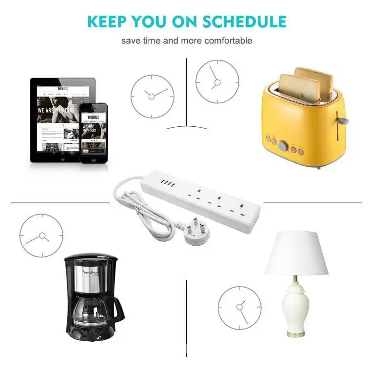 Tuya Smart Power Strip Remote APP Sub-control