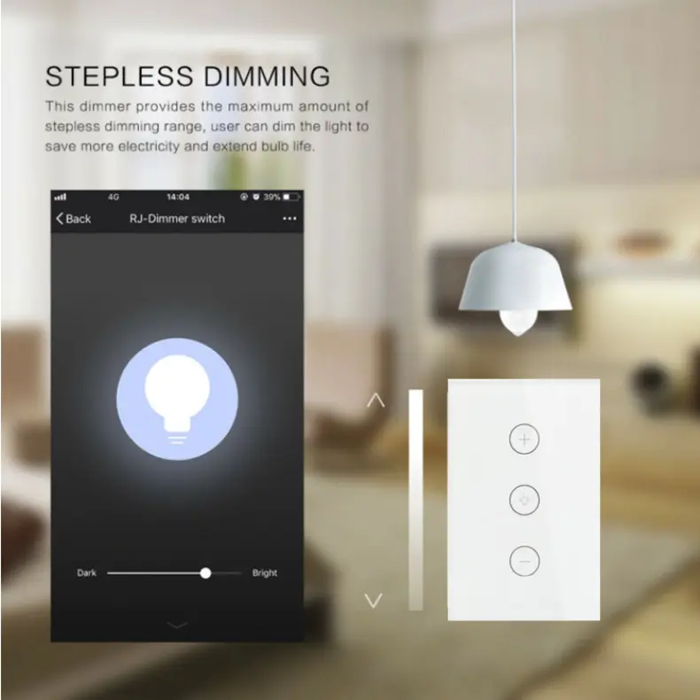 Manufacturers Supply Smart Dimmer 120 Type Wifi