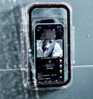 BathroomMobile Phone Box WaterproofStand Toilet Storage Artifact Toilet Bath Rack Kitchen Chase Drama Watching TV