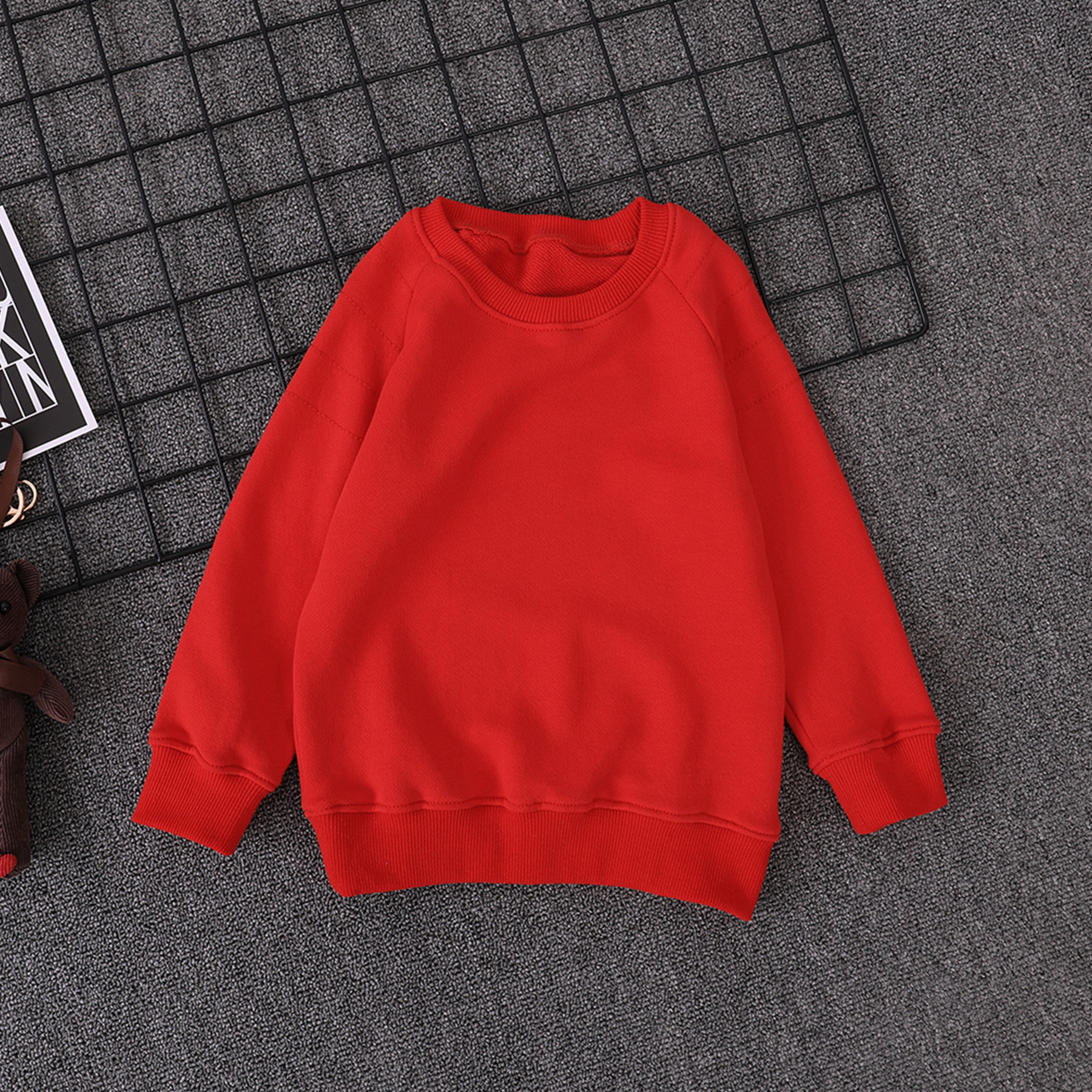 Sweater Boys Spring And Autumn Pure Cotton Children's Bottoming Shirt girls Fashion Tops Big Kids Pullovers