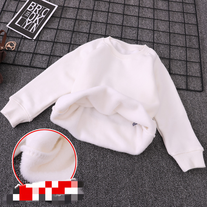 Sweater Boys Spring And Autumn Pure Cotton Children's Bottoming Shirt girls Fashion Tops Big Kids Pullovers