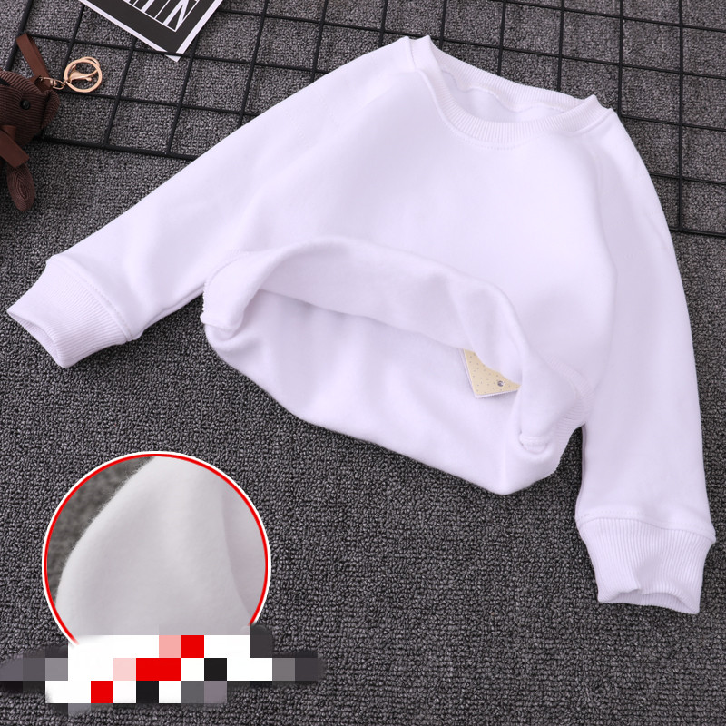 Sweater Boys Spring And Autumn Pure Cotton Children's Bottoming Shirt girls Fashion Tops Big Kids Pullovers