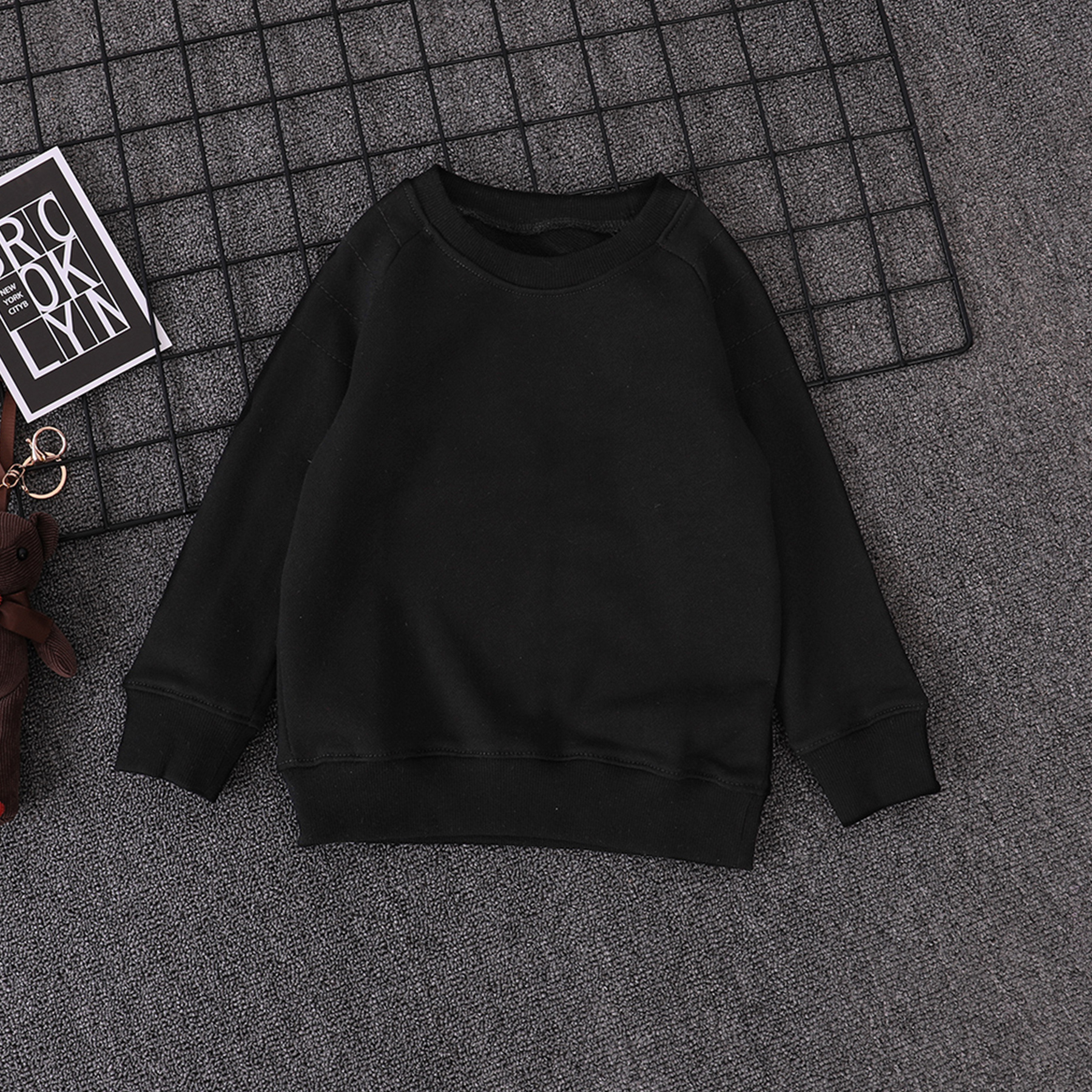 Sweater Boys Spring And Autumn Pure Cotton Children's Bottoming Shirt girls Fashion Tops Big Kids Pullovers