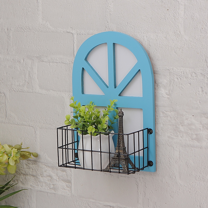 Decorative Shelf On Vintage Wall