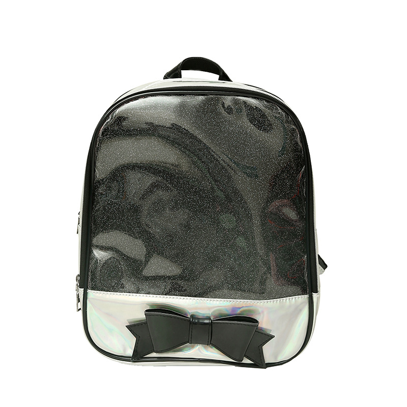 Jelly Backpack With Transparent Candy Color
