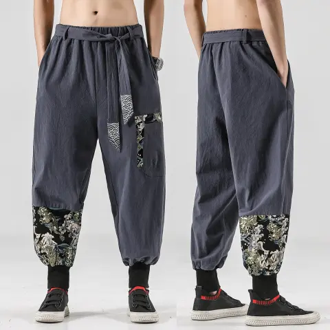 National Style 200 Jin Linen Legged Knickerbockers Men'S China