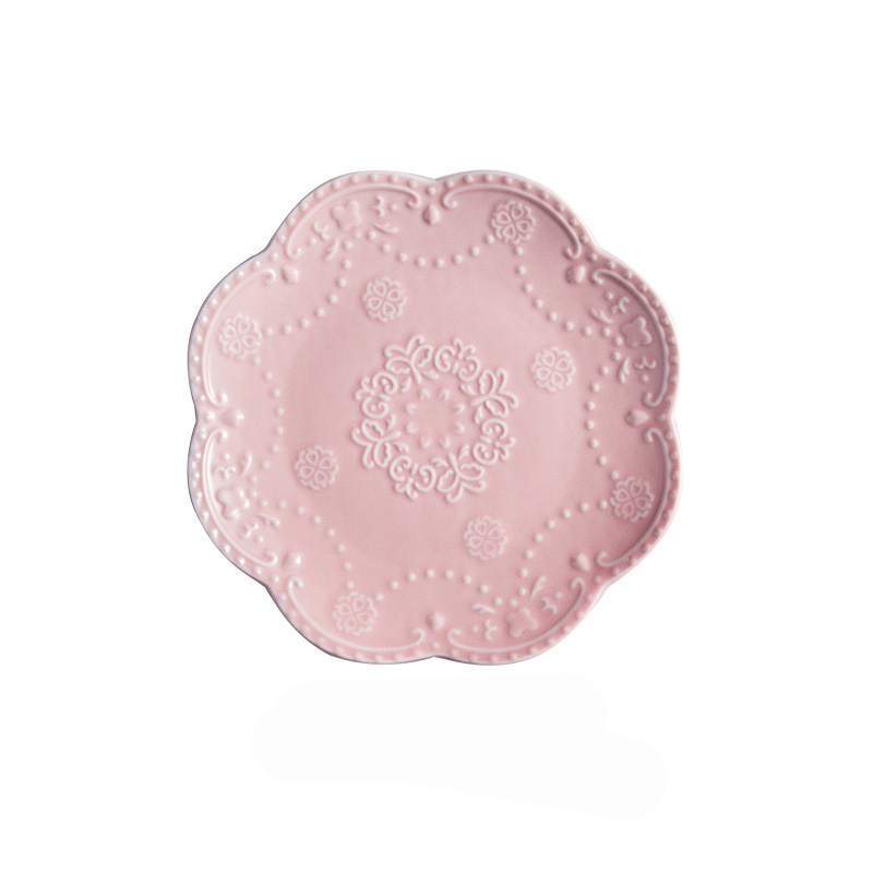 Round lace pink 10 inch