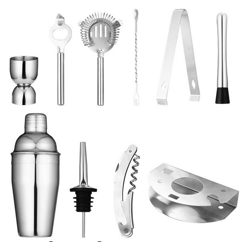 Stainless Steel Cocktail Shaker Set (7PCS-350ml)