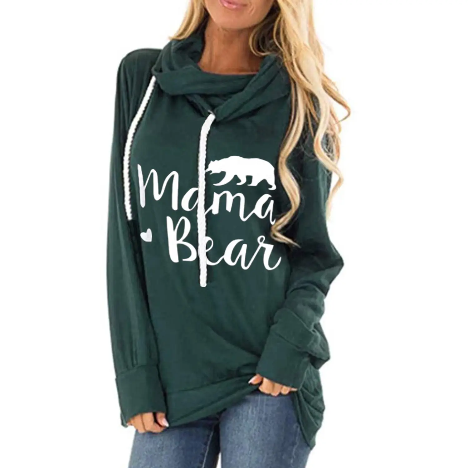Autumn And Winter Hoodless Sweater Printing Fashion, Wild Personality Trend