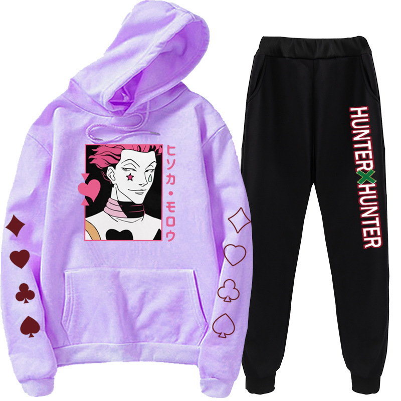 New Hunter X Hunter Hisoka Hooded Pullover Unisex Harajuku Sportswear