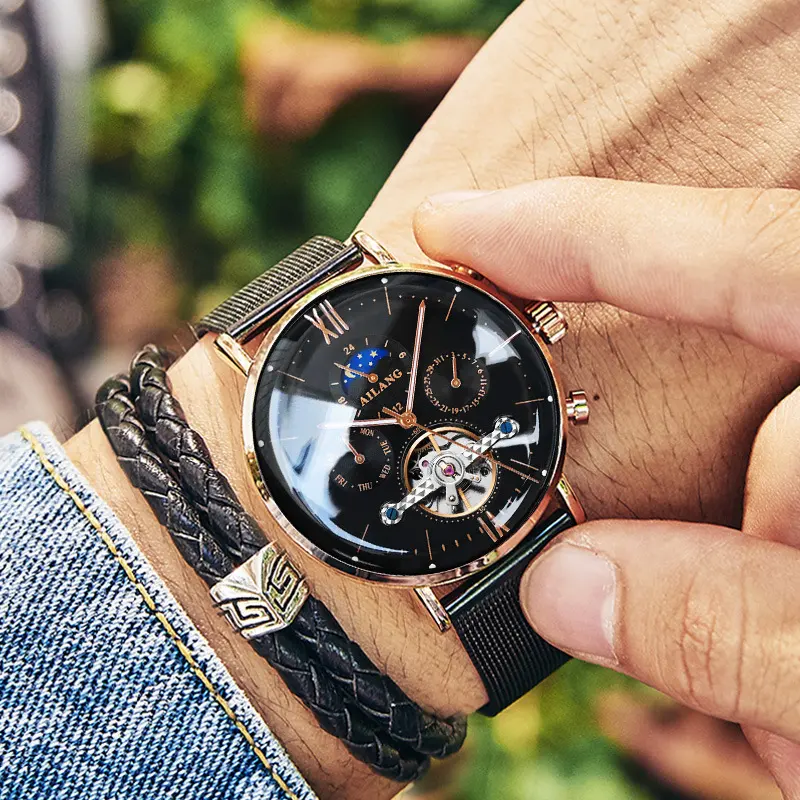 Ailang Multi Function Automatic Mechanical Watch Men's