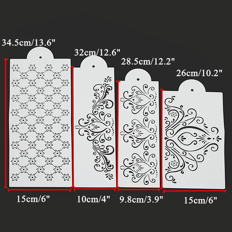 Beautiful Pattern Spray Flower Mold Cake