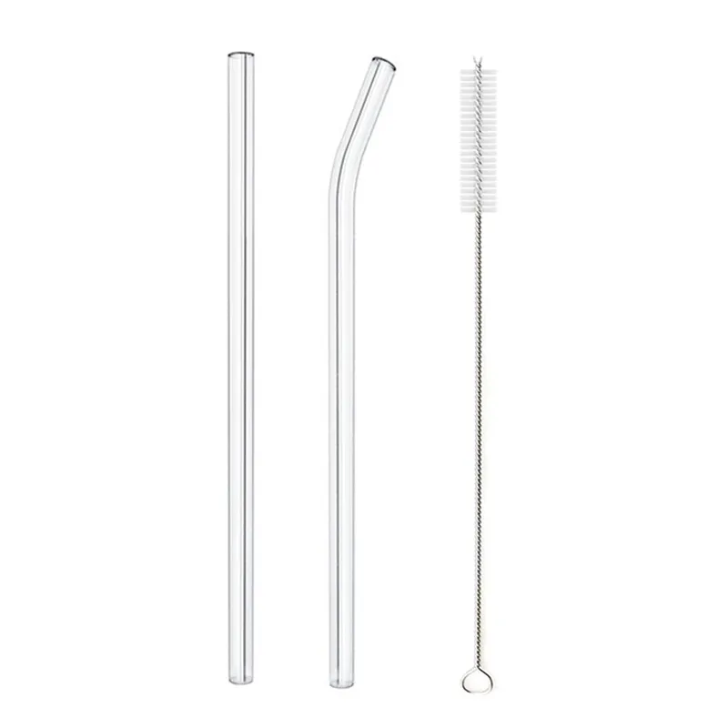 Glass Straws, Pearl Milk Tea Coarse Drinking Straws, Non-disposable Transparent Water Cups, Long Straws – image 6