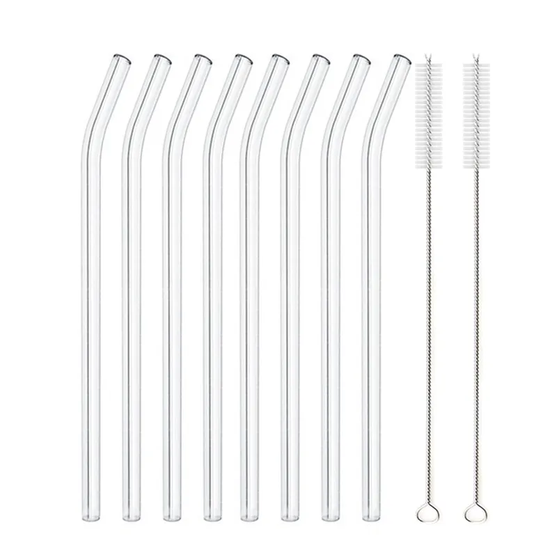Glass Straws, Pearl Milk Tea Coarse Drinking Straws, Non-disposable Transparent Water Cups, Long Straws – image 10