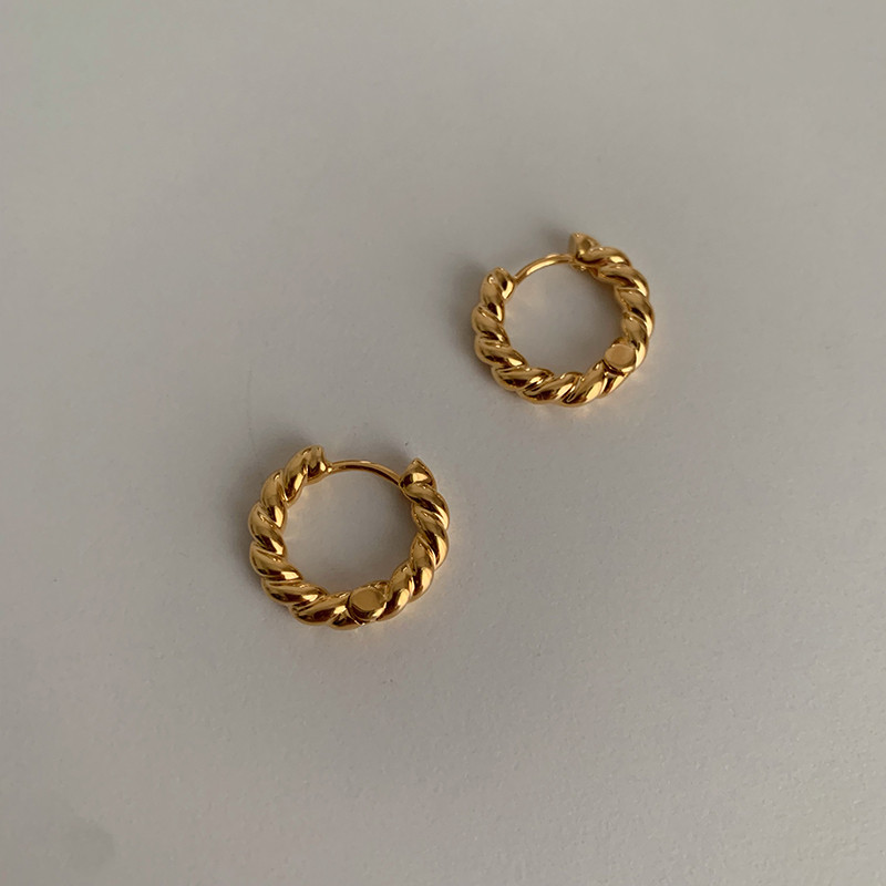 Earrings Twisted Twist Earrings Niche Design Feels Small